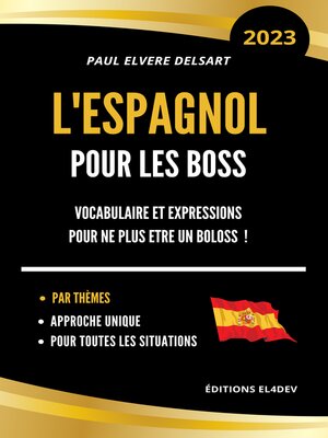 cover image of L'Espagnol pour les boss
